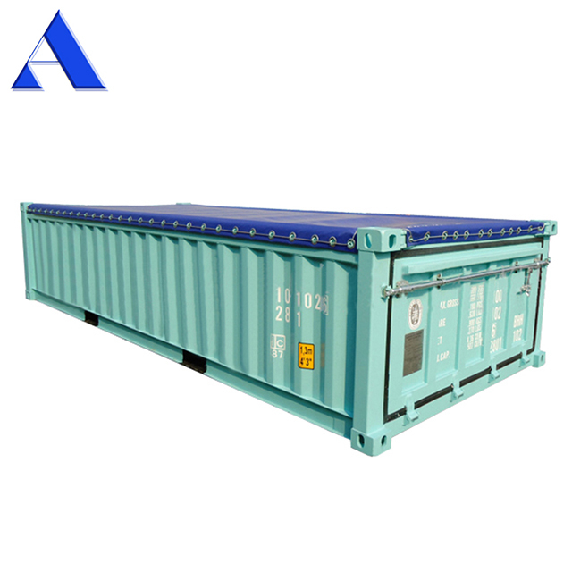 China 20 Foot Open Top Half Height Container Manufacturers 20 Foot