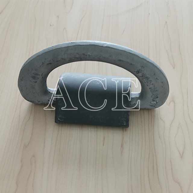Galvanized DNV GL Certified Shipping Container Lashing D Ring