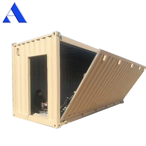 Modified Electric Hydraulic Door 20ft Shipping Container Showroom Shop Bar for Sale