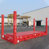 Fixed Corner Post 20ft Flat Rack Container 