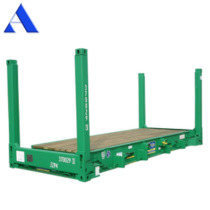 Fixed Corner Post 20ft Flat Rack Container 