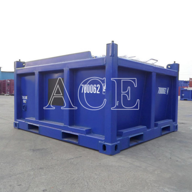 DNV 2.7-1 Standard Lidded Waste Container Offshore Mud Skip